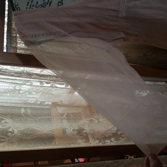 Victorian Trading Company Hopeless Romantic Victorian Pink Chiffon Dress - Picture 5 of 10